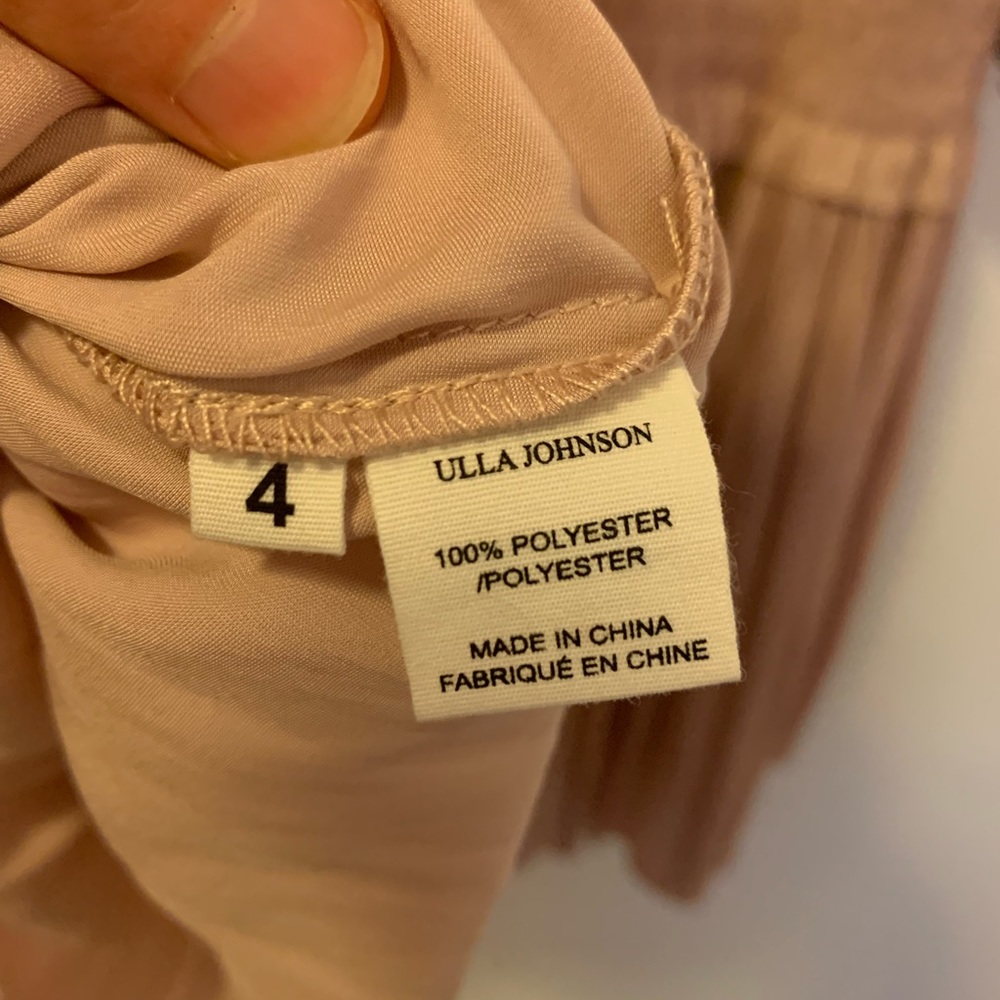 Rose Ulla Johnson Silk Dress Size 4 - Picture 9 of 9